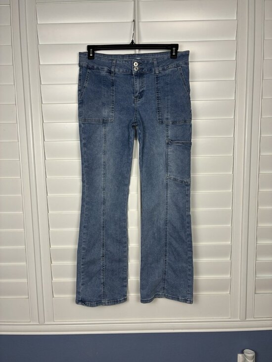 Celebrity Pink Denim - RE generation by Celebrity Pink Women’s 13/31 Blue Utility Bootcut Stretch Jeans